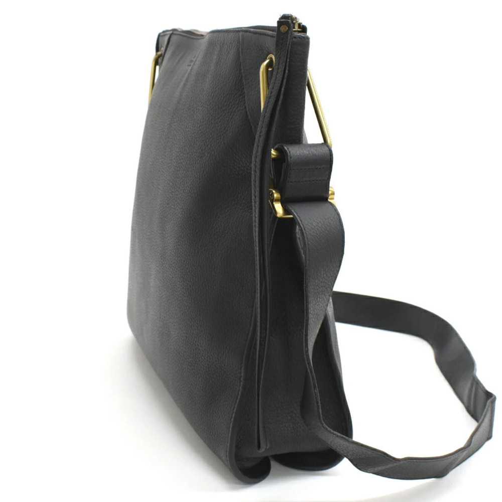 Gucci Shoulder Bag Leather Black Crossbody - Picture 2 of 8
